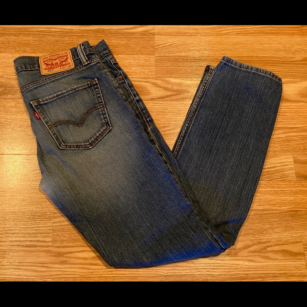 Title
Levi’s 511 Slim Fit Jeans Men’s 33x32 Medium Wash Blue –Excellent Preowned